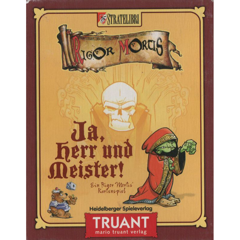 Ja, Herr und Meister Cover des Brettspiels 'Ja, Herr und Meister!'